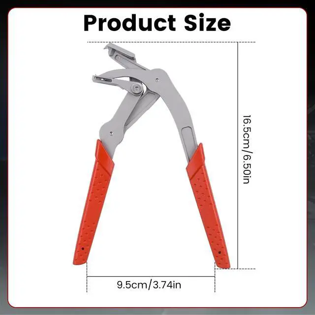 Alt view image 5 of 7 - Car Clip Pliers, Professional Auto Trim Removal Tool Ergonomic Panel Clip Pliers for Automotive Plastic Fasteners, Push Pin & Door Clip Removal, Rust-Resistant Alloy Steel for Damage-Free Disassembly