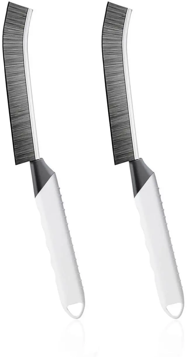 Main image of Household Thin Cleaning Brushes,2pcs Hard Bristle Grout Scrub Brush Tool for Cleaning Tight Spaces in Home Kitchen Bathroom
