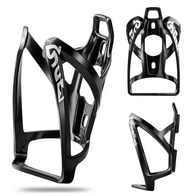 Alt view image 6 of 7 - Bike Water Bottle Cage Ultra-Light Bicycle Bottle Holder Universal Bike Cup Holder Rack for Bicycle, Cycling, MTB, Road/Mountain Bikes 2 Pack - Black