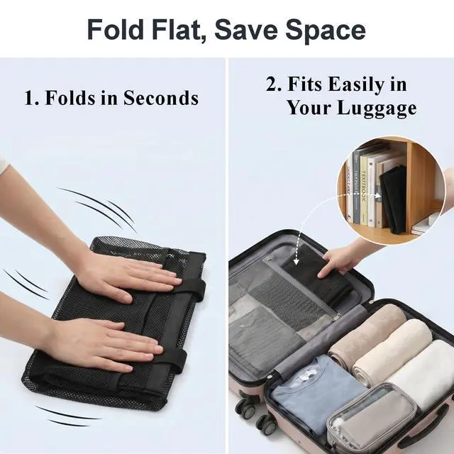Alt view image 5 of 7 - Shower Caddy Portable - 8 Pockets, S-Hook, Shower Bag for Dorm Camping