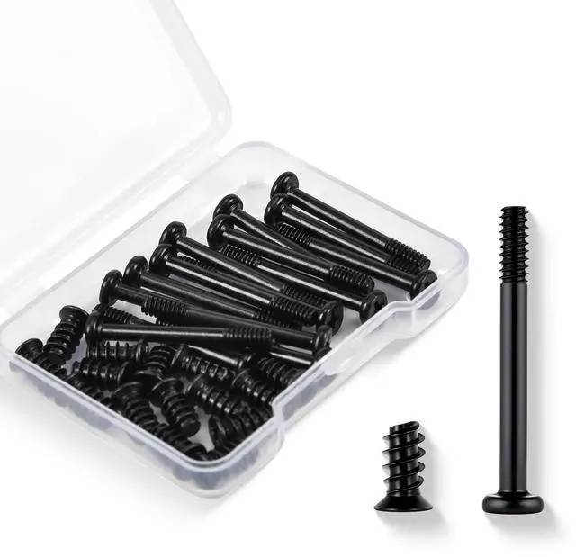 Main image of 30PCS Computer PC Fan Screws Kit for Computer Cooling Fan Mount with Long & Short Tapping Stainless Steel Screws (#6-32x30mm 15 Pcs / M5x10mm 15 Pcs)