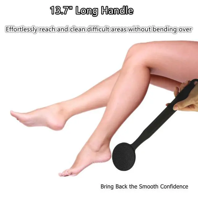 Alt view image 3 of 7 - with Sand Paper for Soft and Smooth Feet, Clear Black