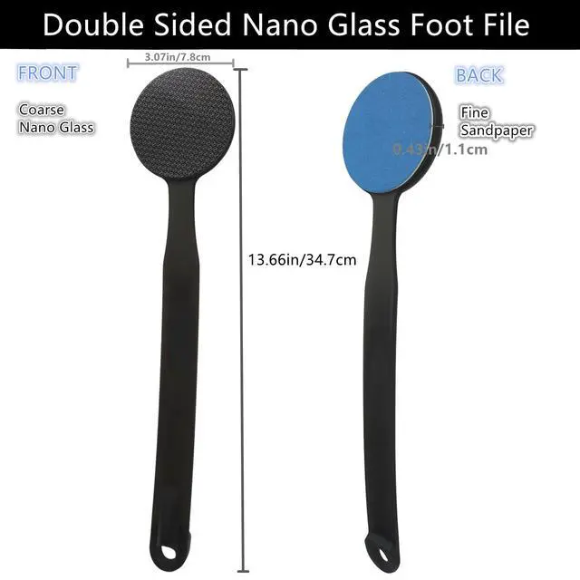 Alt view image 6 of 7 - with Sand Paper for Soft and Smooth Feet, Clear Black