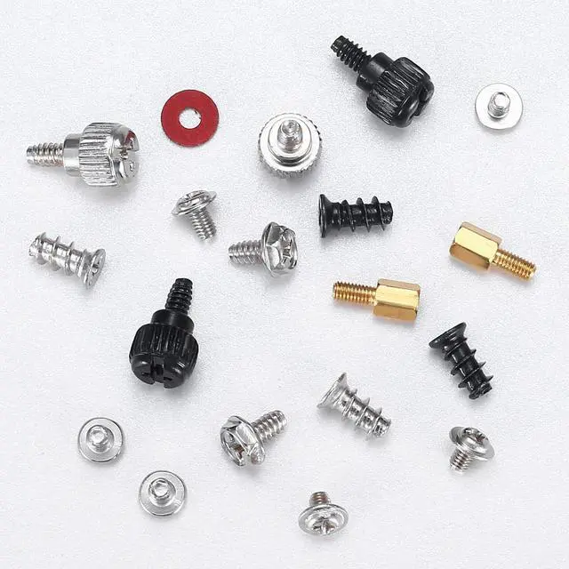 Alt view image 4 of 7 - 352 Pcs Motherboard Screws Kit - ATX Case Fan Screws & HDD Hard Drive SSD PC Fan Standoffs