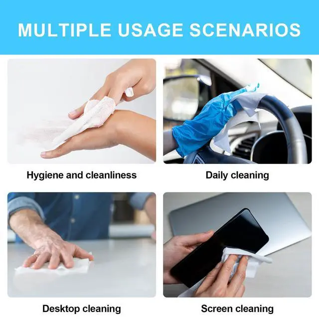 Alt view image 6 of 6 - 220 Pcs Compressed Towels for Face, Mini Portable Compressed Towel Tablets, Disposable Washcloths for Travel, Compress Towels Camping Toilet Paper Hand Facial Coin Tissue
