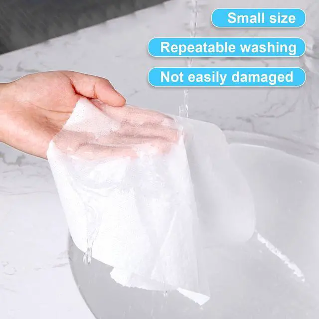 Alt view image 4 of 6 - 220 Pcs Compressed Towels for Face, Mini Portable Compressed Towel Tablets, Disposable Washcloths for Travel, Compress Towels Camping Toilet Paper Hand Facial Coin Tissue