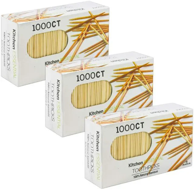 Main image of Bamboo Toothpicks Kitchen Essential (3000 Count)