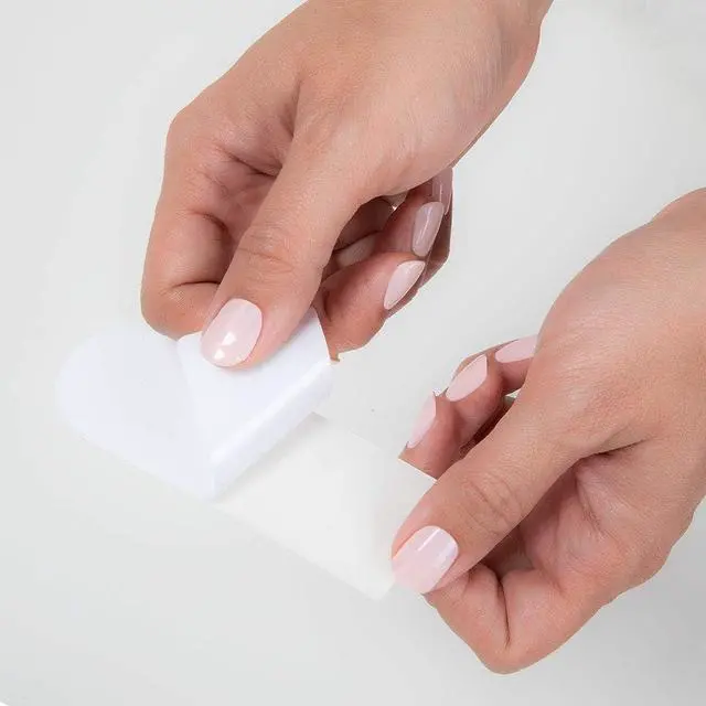 Alt view image 3 of 5 - Stainless Steel Pedi File Refill, 180 Grit, White, EZ-Strip Peel Pedicure Refill Pads, 1.25 W x 4 L, 50-Count