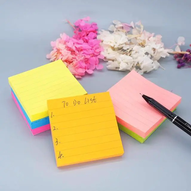 Alt view image 5 of 6 - Lined Pop-Up Sticky Notes 3x3 Inch 6 Pads 100 Sheets Each
