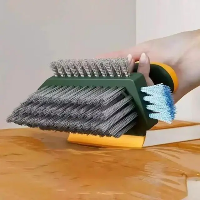 Alt view image 4 of 7 - Scrub Brush for Cleaning Tile, Grout, Shower, Kitchen Sink & Floor, with Ergonomic Handle and Durable Bristles