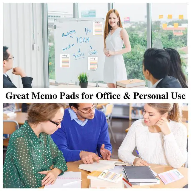Alt view image 7 of 7 - 4 Pack to Do List Notepad, 4x6 Daily to Do List Sticky Notes