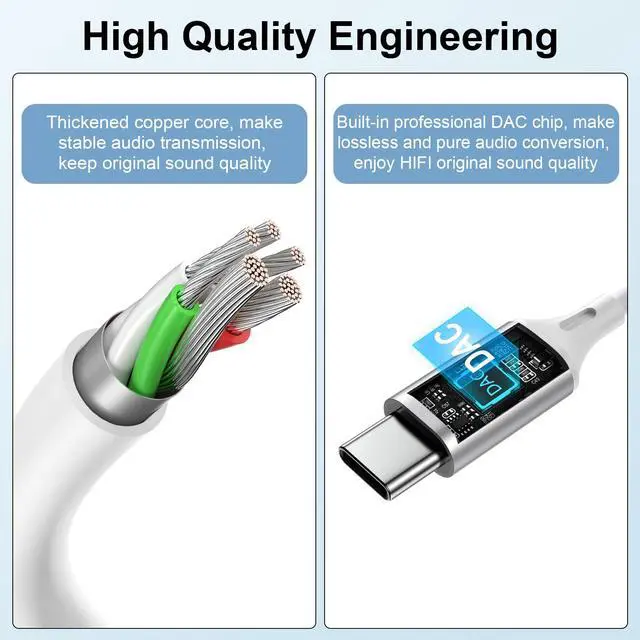 Alt view image 4 of 7 - for iPhone 17e 17 16 15 Pro Max, Headphones Wired Ear Buds Head Phones Pods Earphones Earbuds Earpods USB C Headset for iPhone 17, 17 Pro max, 17 Pro, 17 Air, 16e, 16, 16 Plus, 15, 15 Plus, Samsung