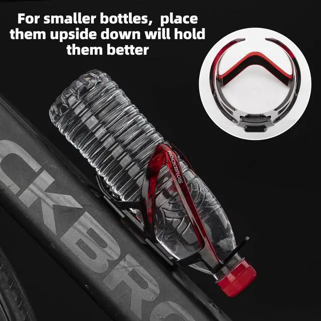 Alt view image 5 of 6 - Bike Water Bottle Holder Ultra-Light Bicycle Bottle Cages with Screws Tool, Universal Bike Cup Holder Rack for Road MTB Bikes
