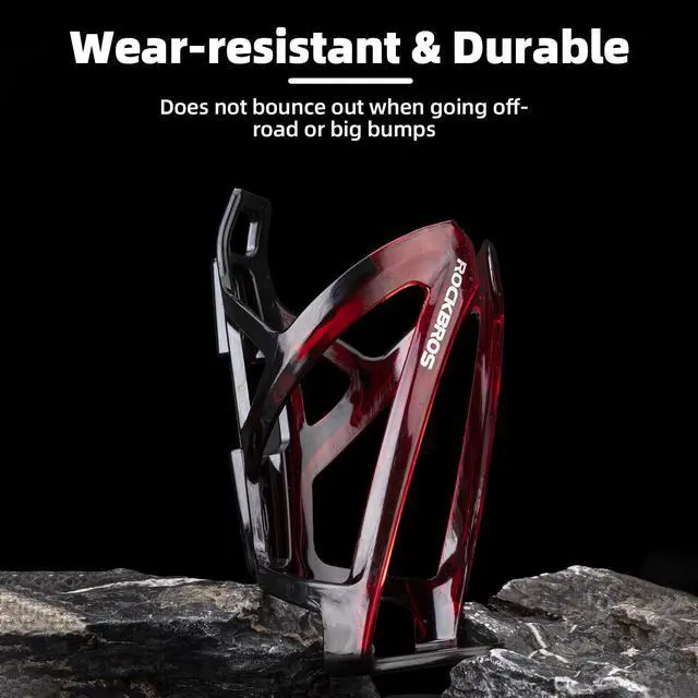 Alt view image 6 of 6 - Bike Water Bottle Holder Ultra-Light Bicycle Bottle Cages with Screws Tool, Universal Bike Cup Holder Rack for Road MTB Bikes