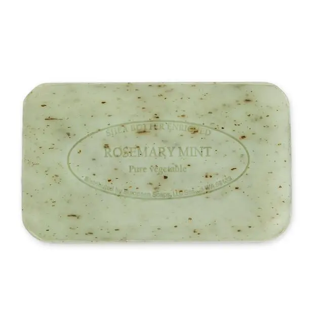 Alt view image 3 of 7 - Artisanal Soap Bar, Natural French Skincare, Enriched with Organic Shea Butter, Quad Milled for Rich, Smooth & Moisturizing Lather, Rosemary Mint, 5.3 Ounce