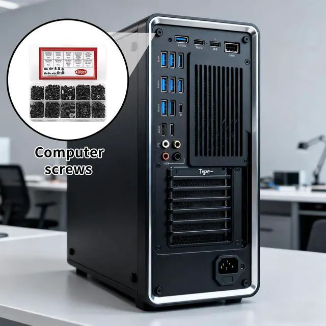 Alt view image 6 of 7 - 430PCS Professional Computer Screws Assortment Kit, Includes Motherboard Standoffs, SSD, HDD, Fan, PC Case, Power Supply Screws Durable & Versatile for DIY PC Builds and Repairs