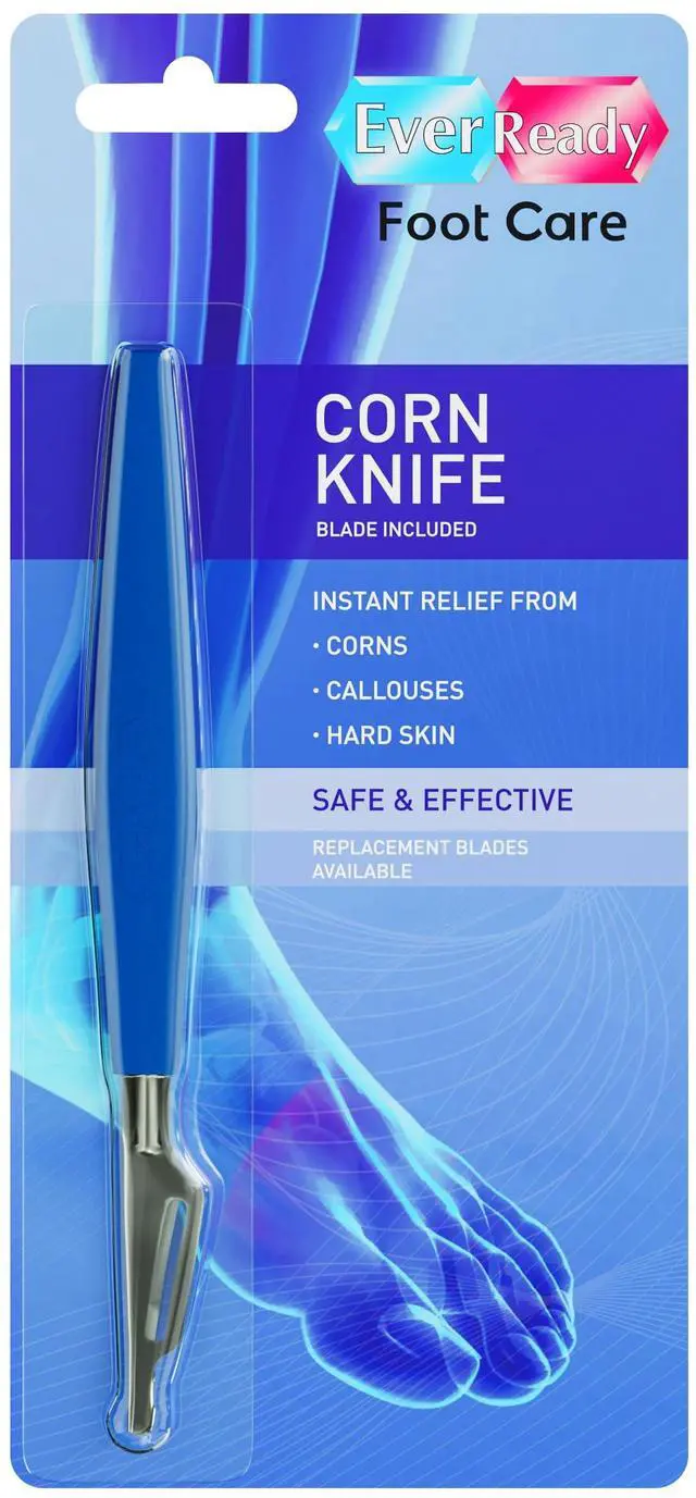 Main image of Corn & Callus Trimmer - Instant Relief from Corns | Removes Dry, Hard & Cracked Skin | Home Pedicure Treatment for Footcare