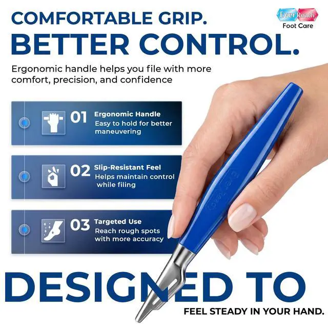 Alt view image 5 of 7 - Corn & Callus Trimmer - Instant Relief from Corns | Removes Dry, Hard & Cracked Skin | Home Pedicure Treatment for Footcare