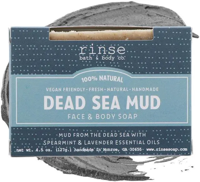 Main image of Dead Sea Mud Soap Spearmint Lavender 4.5 oz
