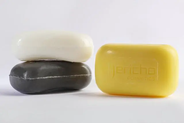 Alt view image 5 of 5 - Dead Sea Soap Bar Variety Pack 3 Bars (Cleansing, Sulfur, Mud) Mineral-Rich Face & Body Soaps for All Skin Types, Oily Skin, and Acne Care - 4.4 oz / 125g (Pack of 3)