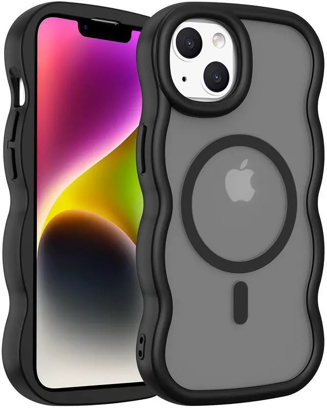 Main image of Wave Magnetic Case for iPhone 14 6.1 Inch - Black
