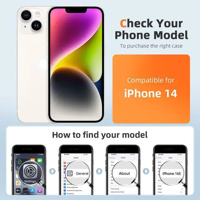 Alt view image 2 of 6 - Wave Magnetic Case for iPhone 14 6.1 Inch - Black