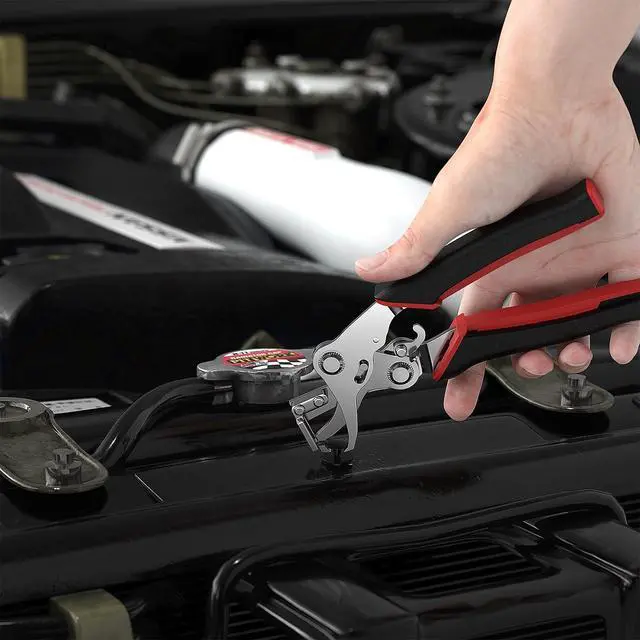 Alt view image 6 of 6 - Car Clip Pliers, Car Trim Removal Tool with 2Pcs Stainless Steel Fastener Removers, for Automotive Interior, Door Panels, Dashboards, Bumpers & Plastic Rivets