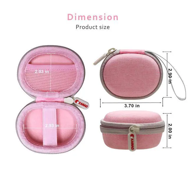 Alt view image 3 of 6 - Pulse Oximeter Case for Zacurate, Innovo, Vibeat, iHealth, Santamedical, Children Fingertip Pulse Oximeter Blood Oxygen Saturation Monitor,Case Only (Pink)