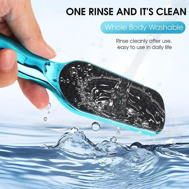 Alt view image 3 of 7 - Nano-Glass Foot File Hard Skin Remover, Foot File Callus Remover with Non-Slip Ergonomic Handle, Professional Foot Care Tools
