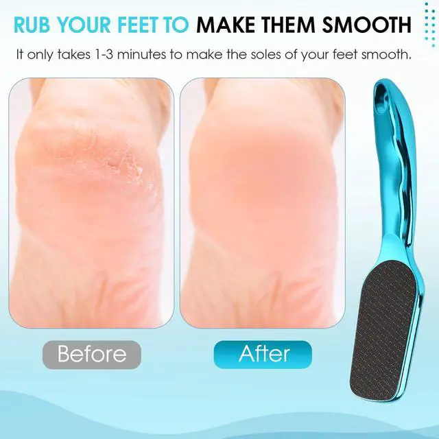 Alt view image 5 of 7 - Nano-Glass Foot File Hard Skin Remover, Foot File Callus Remover with Non-Slip Ergonomic Handle, Professional Foot Care Tools