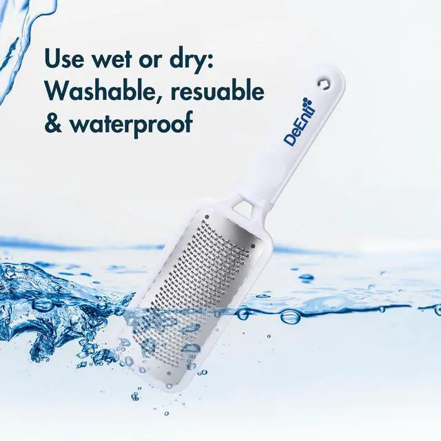 Alt view image 3 of 7 - Metal Foot Rasp, Professional Grade Stainless Steel, Salon Quality Callus Remover, Lightweight Foot Scrubber, Home Manicure and Pedicure Tools