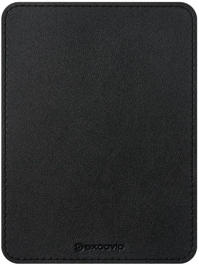 Main image of PU Mouse Pad,Small Mouse Mat with Smooth Surface, Mouse Pads for Computers Laptop Mouse Black 7.8"x5.9"x0.07" 0619