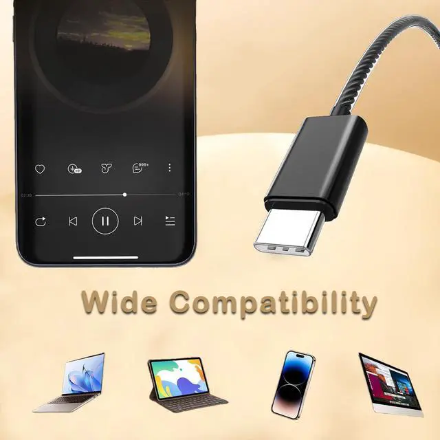 Alt view image 4 of 6 - 3 Pack USB C Wired Headphones for iPhone 17/16/15 Pro Max