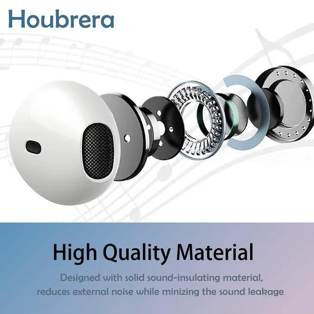 Alt view image 4 of 6 - USB C Headphones for iPhone 17/16/15 Pro Max,Type C Earphones