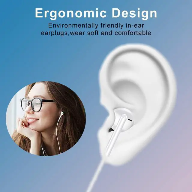 Alt view image 5 of 6 - USB C Headphones for iPhone 17/16/15 Pro Max,Type C Earphones