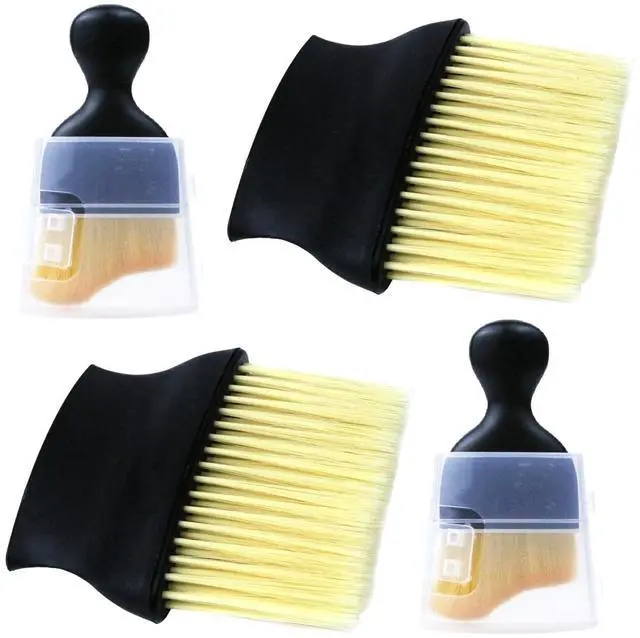 Main image of 4 Pcs Auto Interior Dust Brush Set Soft Bristles Detailing Brush Dusting Tool Car Interior Cleaning Soft Brushes Duster for Automotive Dashboard, Air Conditioner Vents, Keyboard Dust Removal(Yellow)