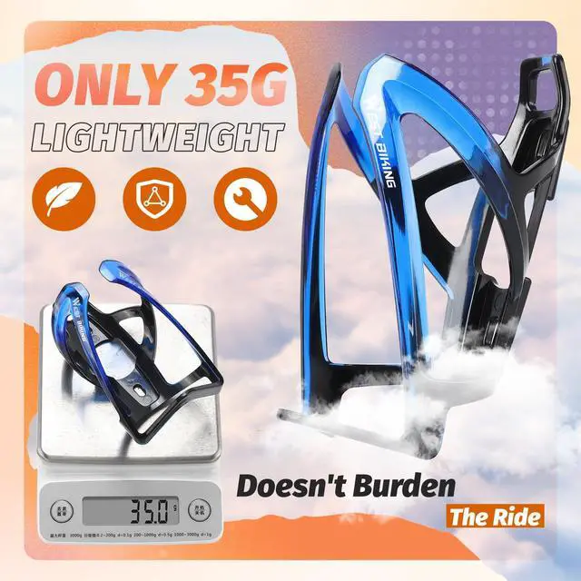 Alt view image 3 of 7 - Bike Water Bottle Cages Ultra-Light Durable PC Bicycle Bottle Holder with Screws Tool, Easy Installation Bicycle Drink Cup Holders Cycling Kettle for MTB Road Bikes