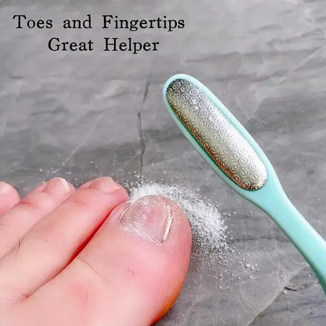 Alt view image 3 of 7 - Precision Callus Remover & Bunion Scrubber for Toe Gaps, Hard Skin, and Corns Mini Foot File Exfoliator with Compact Design for Pedicures and Sensitive Areas