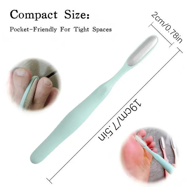 Alt view image 6 of 7 - Precision Callus Remover & Bunion Scrubber for Toe Gaps, Hard Skin, and Corns Mini Foot File Exfoliator with Compact Design for Pedicures and Sensitive Areas