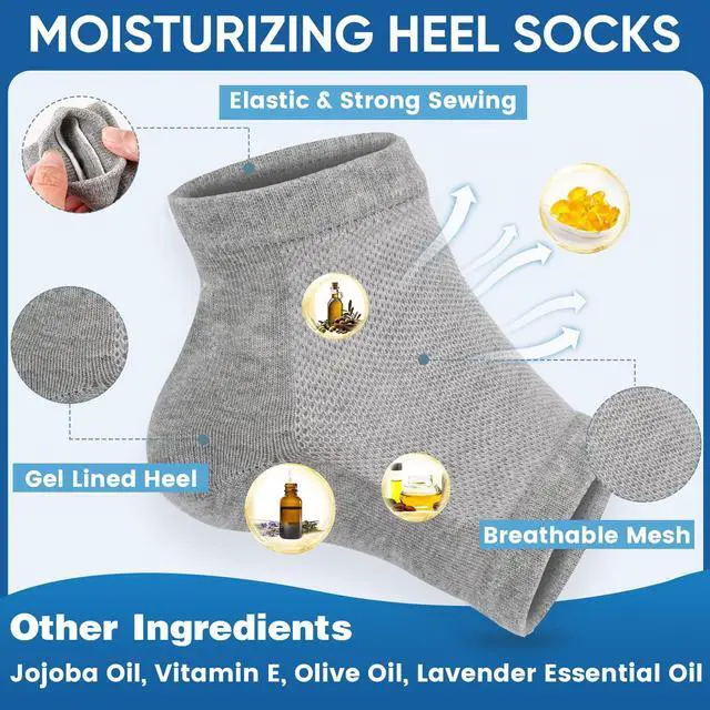 Alt view image 6 of 7 - Nano Glass Foot File, Foot Callus Remover & Scrubber for Smooth Feet, Professional Pedicure Tool (Heel Socks & Cracked Heel Stick Included)