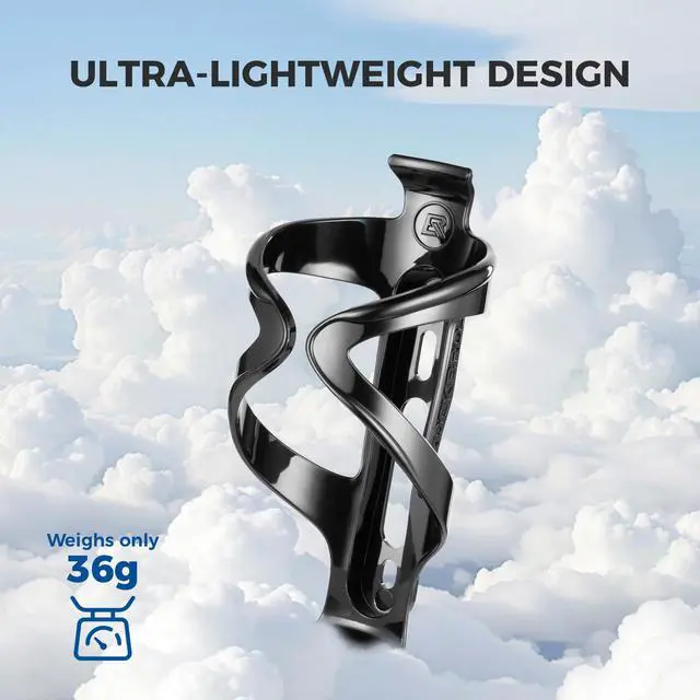 Alt view image 4 of 6 - Bike Water Bottle Holder Ultra-Light Bicycle Bottle Cages with Screws Tool, Universal Bike Cup Holder Rack for Road MTB Bikes