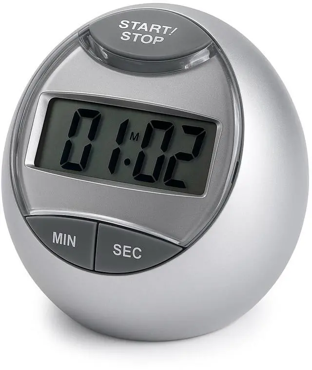 Main image of Loud Alarm Countdown Timer & Stopwatch, Large Display Egg Timer for Cooking, Baking, Shower, Study, Classroom, Exercise, Portable Kitchen Timer Digital