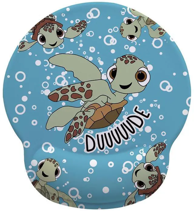 Main image of Mouse Pad with Gel Wrist Support, Smooth Surface Ergonomic Mouse pad, Non-Slip Pain Relief Desk Mat for Gaming, Work & Office Desktop Sea Turtle 2