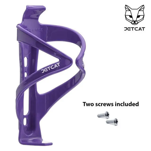 Alt view image 5 of 6 - Bike Water Bottle Holder Bike Cup Holder & Bike Water Bottle Cage for Bicycle, MTB, Mountain, Gravel, Road, eBike | Adult/Kids, Carbon Fiber Biking Accessories Purple