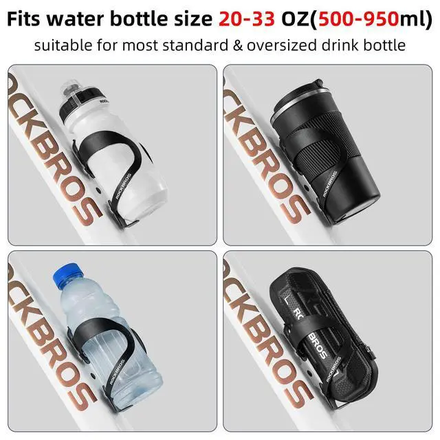 Alt view image 4 of 7 - Bike Water Bottle Holder Lightweight Sturdy Alloy Aluminum Bicycle Drink Cup Cage with Screws Tool Brackets Water Bottle Holder for Bike Ebike MTB Road Mountain Bikes...Red