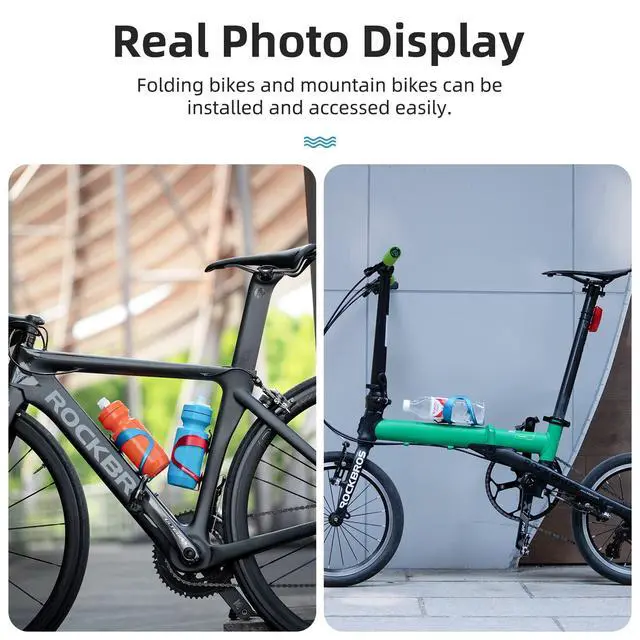 Alt view image 6 of 7 - Bike Water Bottle Holder Lightweight Sturdy Alloy Aluminum Bicycle Drink Cup Cage with Screws Tool Brackets Water Bottle Holder for Bike Ebike MTB Road Mountain Bikes...Red