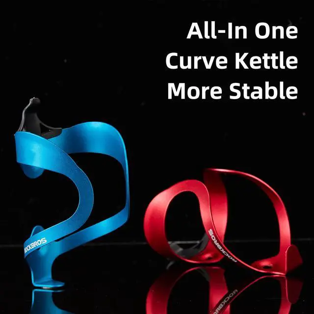 Alt view image 7 of 7 - Bike Water Bottle Holder Lightweight Sturdy Alloy Aluminum Bicycle Drink Cup Cage with Screws Tool Brackets Water Bottle Holder for Bike Ebike MTB Road Mountain Bikes...Red