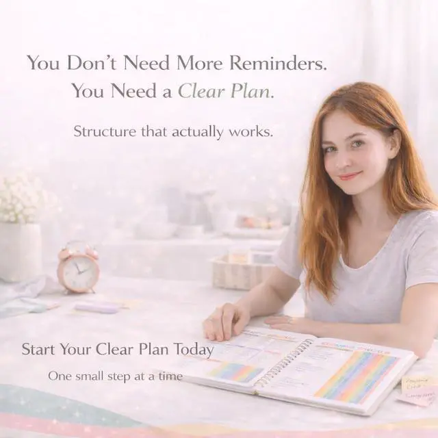 Alt view image 6 of 7 - ADHD Cleaning Planner Durable Laminated Cover, ADHD Cleaning Planner for Adults, Cleaning Schedule Planner, Daily & Weekly To-Do List, Routine System