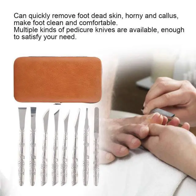 Alt view image 2 of 7 - 8PCS Foot Shaver Pedicure Tool for Women Men Care Feet