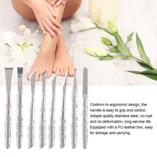 Alt view image 4 of 7 - 8PCS Foot Shaver Pedicure Tool for Women Men Care Feet